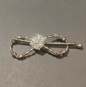 Lilla Rose Elegant Silver Hair Clip Large